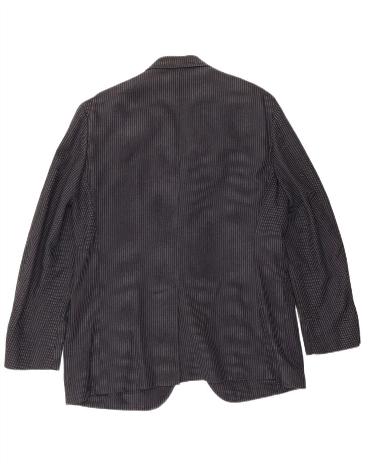 Мужской пиджак Polo Ralph Lauren IT 48 Medium Navy Blue в тонкую полоску
