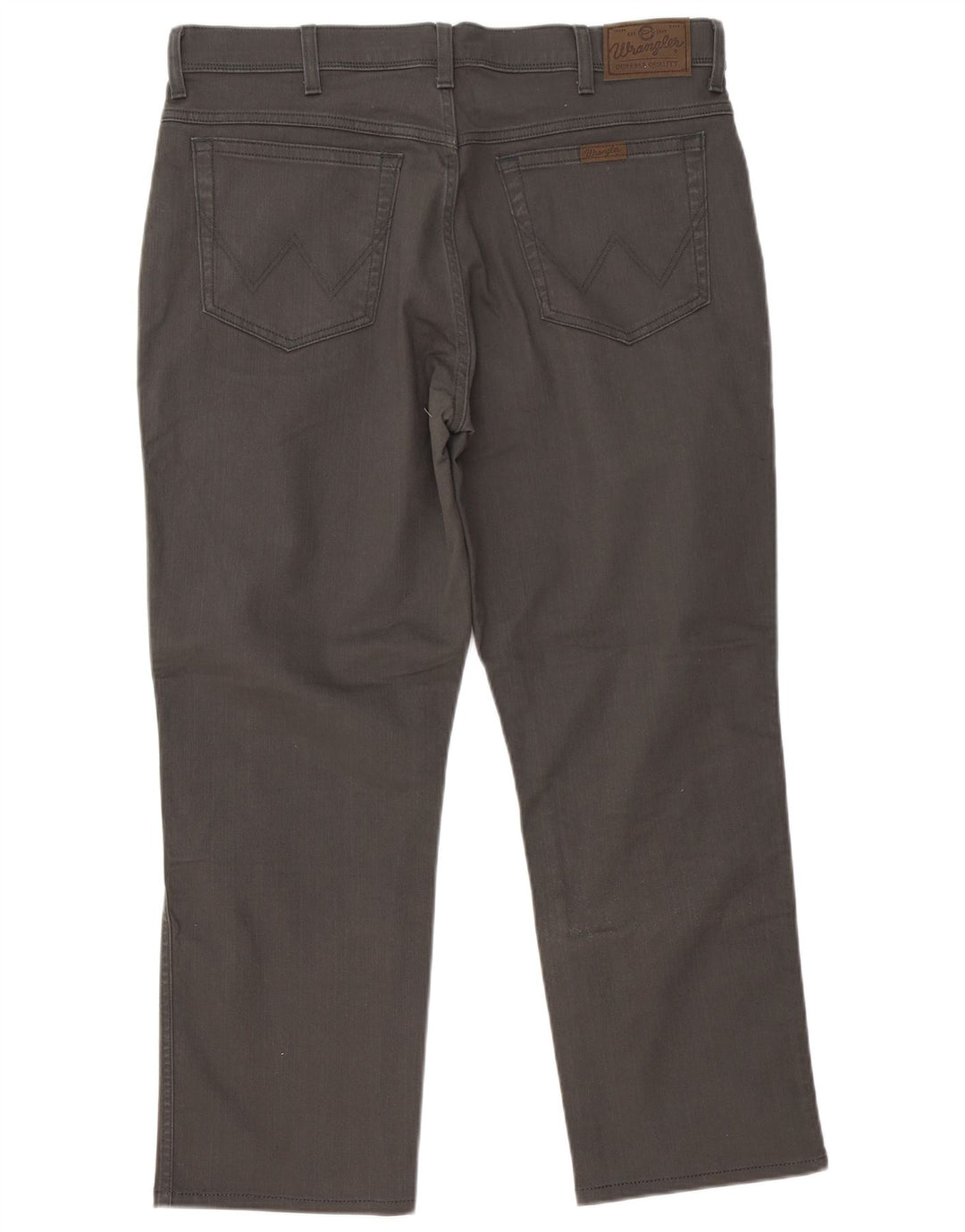 Мужские прямые джинсы Wrangler W38 L30, серый хлопок