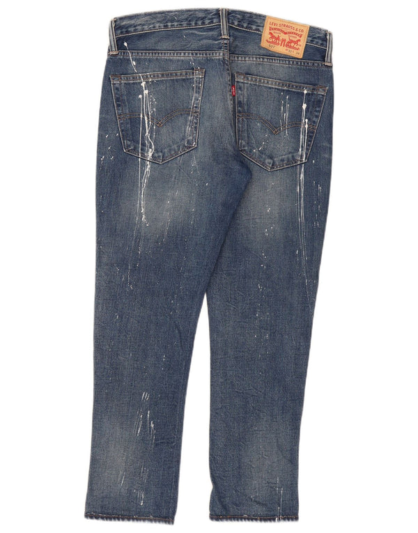 Женские узкие джинсы Levi's 527 W32 L28 синие, хлопок