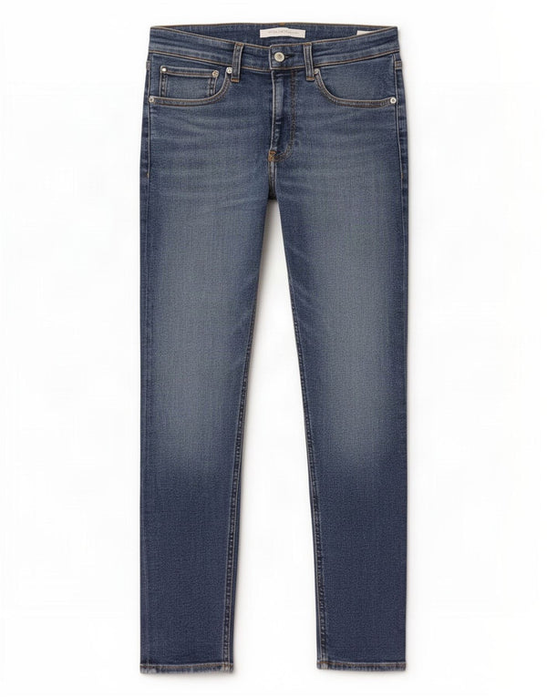 Мужские джинсы скинни Calvin Klein W30 L30, синий хлопок