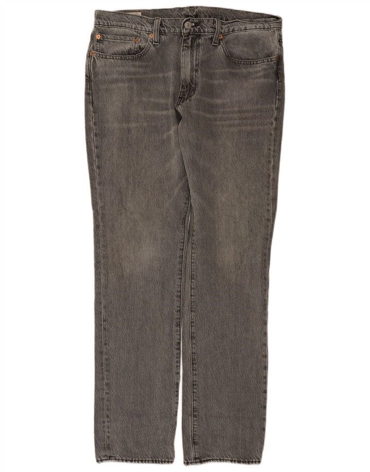Мужские джинсы Levi's 511 Slim W34 L34 Серые хлопковые