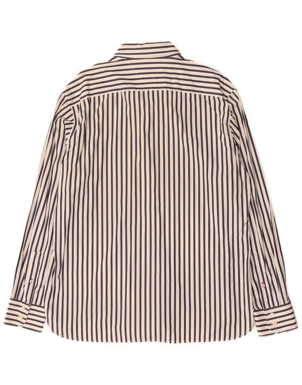 Мужская рубашка Tommy Hilfiger XL из хлопка в белую полоску