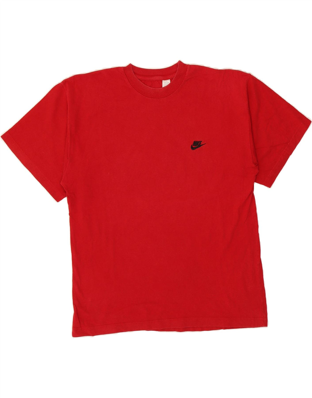 NIKE Mens T-Shirt Top Small Red Cotton Vintage Nike and Second-Hand Nike from Messina Hembry 
