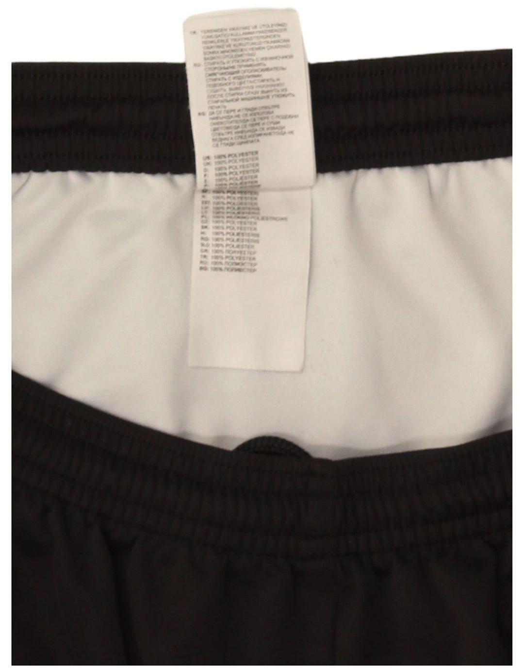 Мужские спортивные шорты Adidas Climalite, большие черные из полиэстера