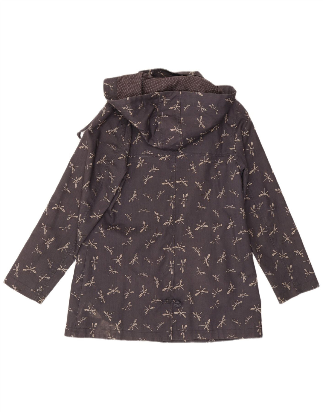 Женская ветровка WHITE STUFF UK 14, большая темно-синяя с животным принтом