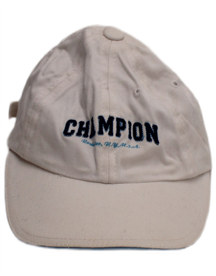 Бейсболка Champion для мальчиков с рисунком, 6–7 лет, маленькая, белая, хлопковая