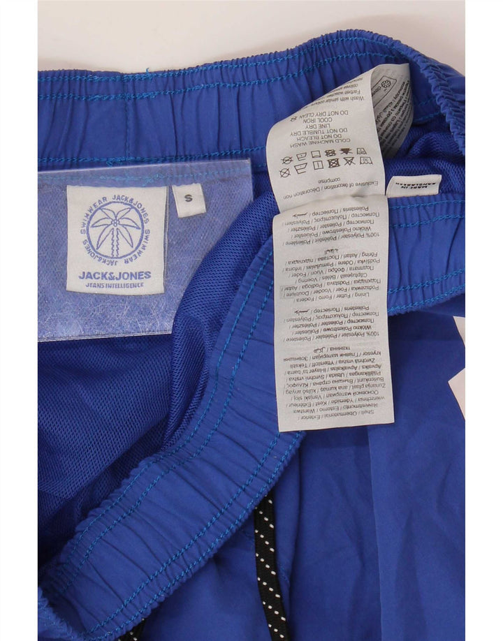 Мужские шорты для плавания с рисунком Jack & Jones, синие, полиэстер