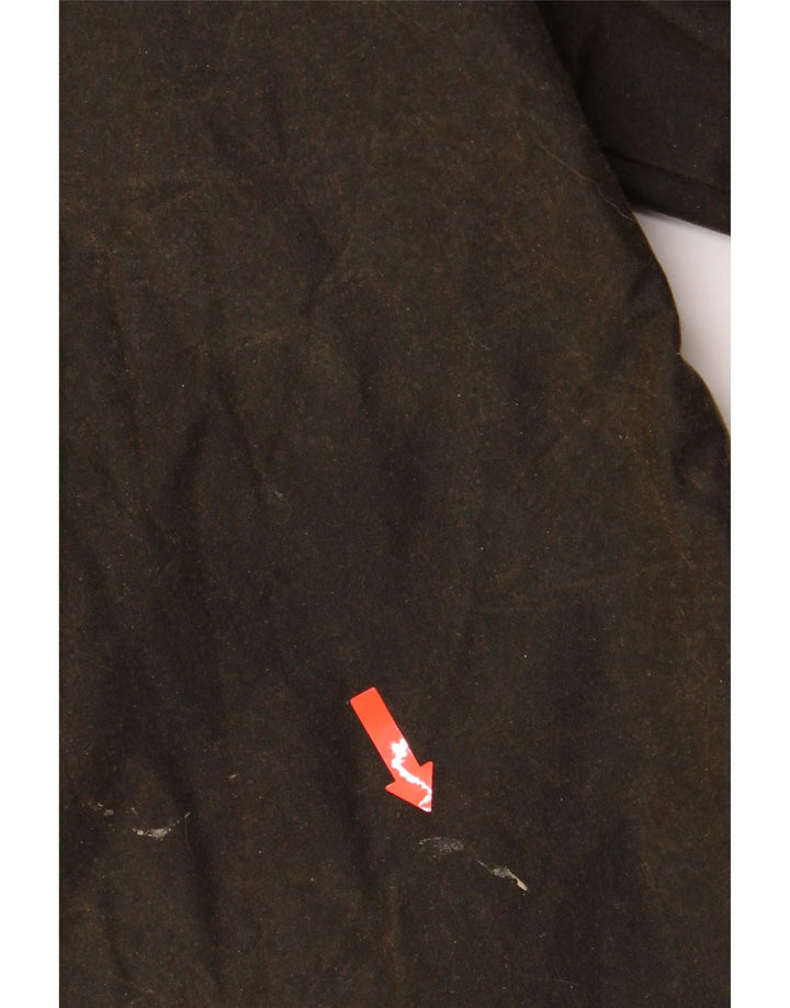 RYDALE Womens Waxed Cotton Jacket UK 14 Large  Brown Cotton Vintage Rydale and Second-Hand Rydale from Messina Hembry 