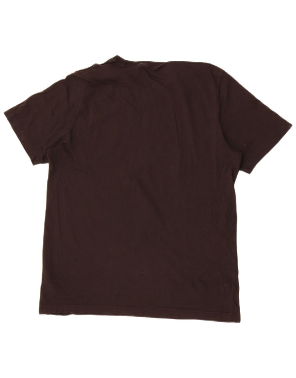 Мужская футболка с рисунком Puma, черный хлопок, средний размер