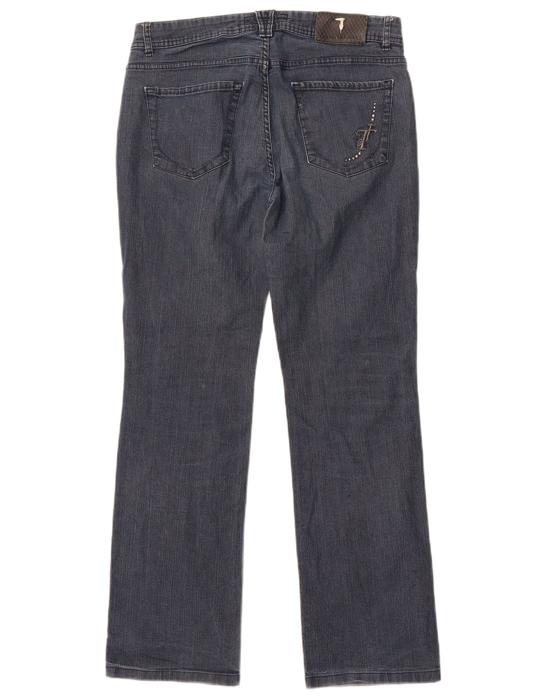 Женские прямые джинсы Trussardi W31 L30 синие, хлопок