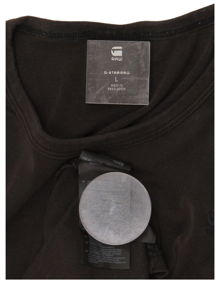 Мужская футболка G-STAR, большой серый хлопок