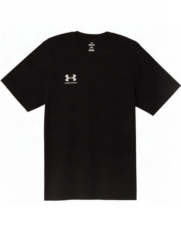 Мужская футболка Under Armour Верх среднего размера из полиэстера черного цвета