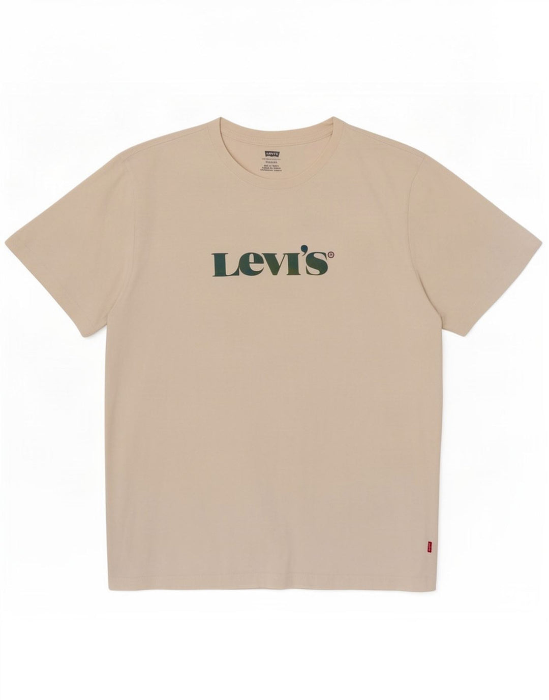 Женская футболка свободного кроя с графическим рисунком Levi's, хлопковый топ, средний размер (Великобритания) белого цвета