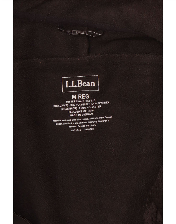 Женская ветровка L.L.BEAN UK 14, средний черный полиэстер
