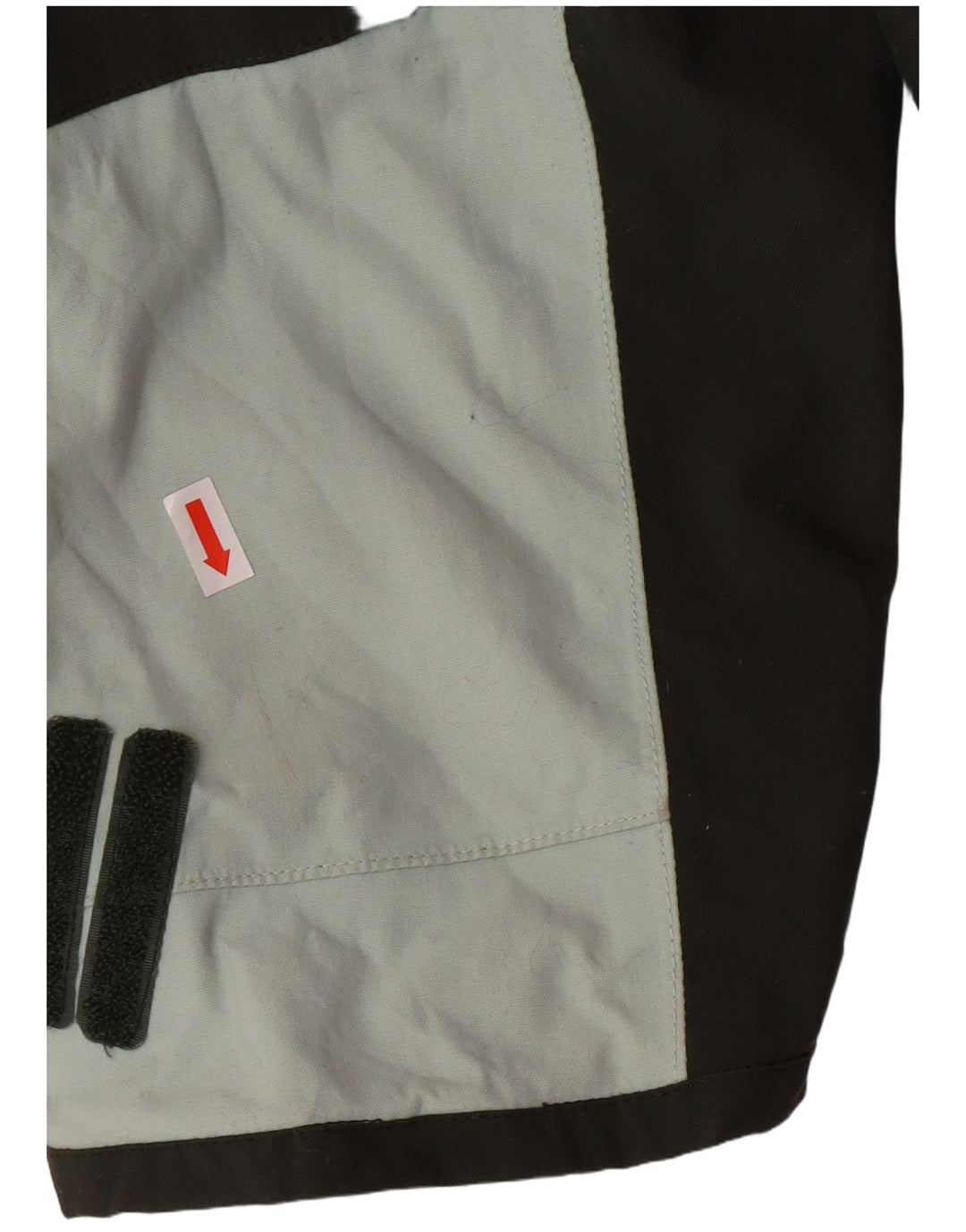 Мужская ветровка VANS с капюшоном UK 40, большой нейлон цвета хаки с цветными блоками