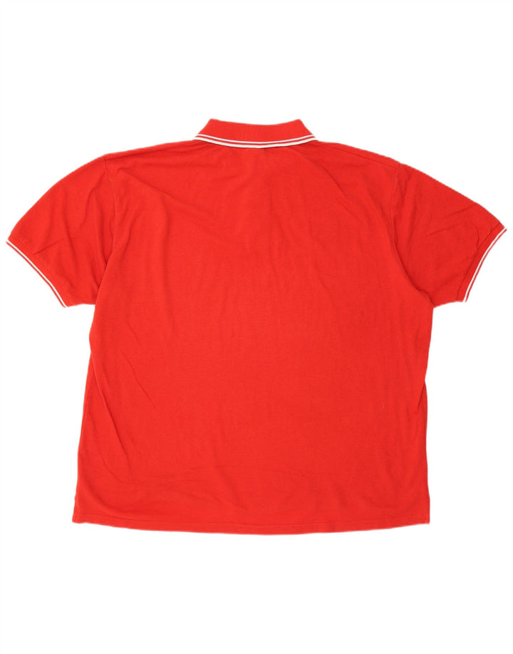 Мужская рубашка-поло Asics 3XL, красный хлопок