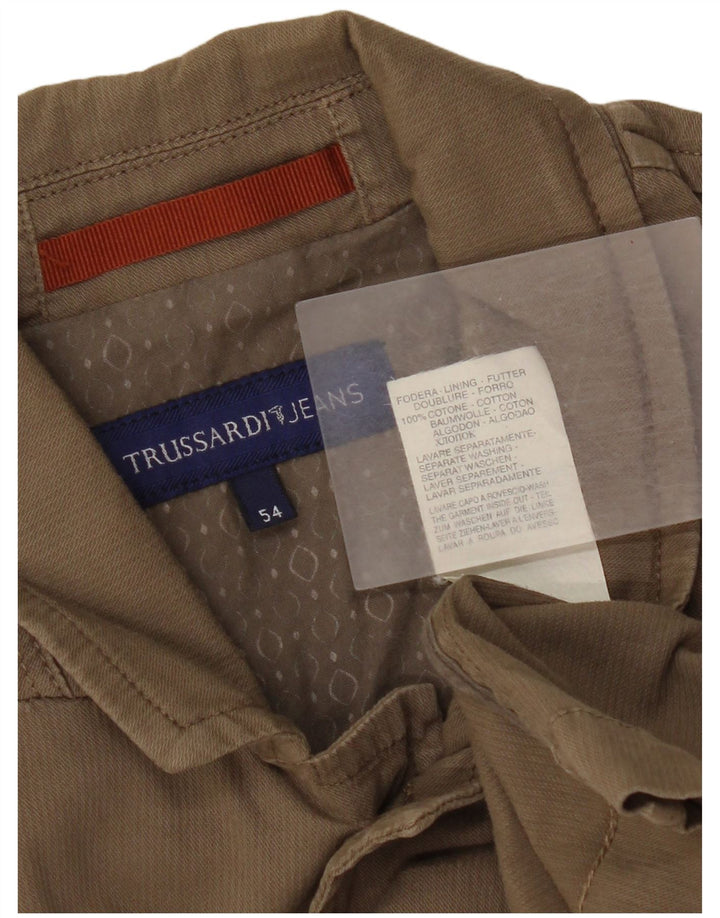 Мужская куртка Trussardi Jeans IT 54 2XL Бежевый хлопок