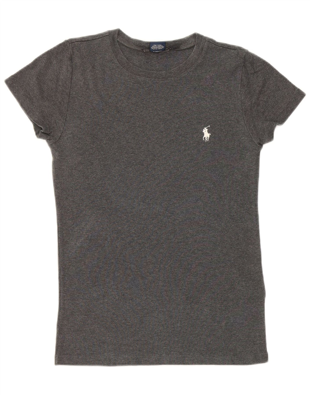 Женская футболка Ralph Lauren Top UK 12, средний серый хлопок