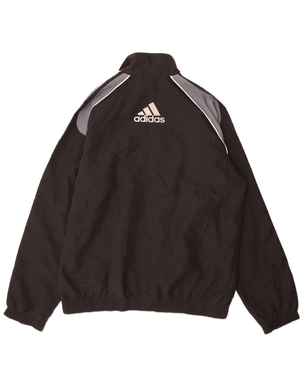 Мужской спортивный костюм Adidas с графическим рисунком, верхняя куртка XL, черный, спортивный костюм с цветными блоками