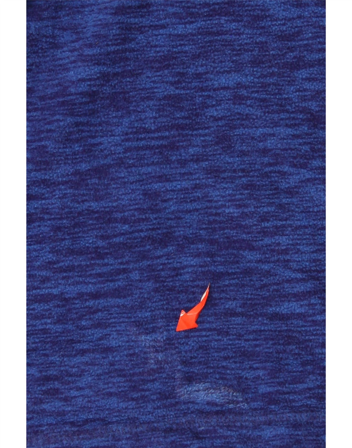 Мужской флисовый джемпер Eddie Bauer с воротником на молнии, большой синий, полиэстер с крапинками