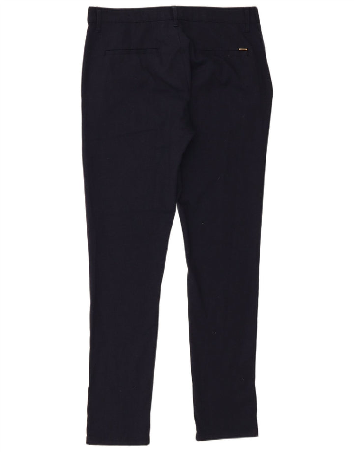 Мужские брюки-чиносы Zara EU 40 Medium W31 L30 Темно-синий полиэстер