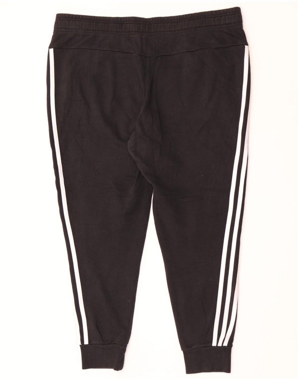 Женские спортивные брюки Adidas Joggers UK 12/14, средний черный хлопок
