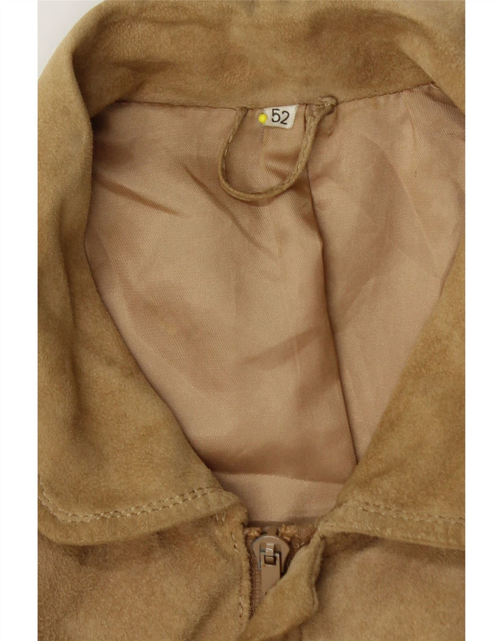 Мужской замшевый бомбер German's IT 52 XL Бежевый