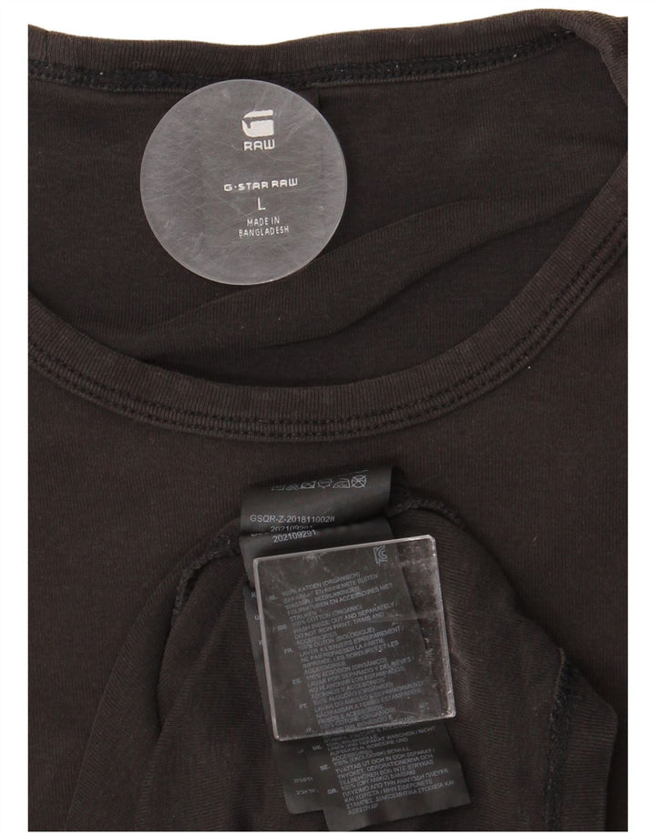 Мужская футболка G-STAR, большой черный хлопок