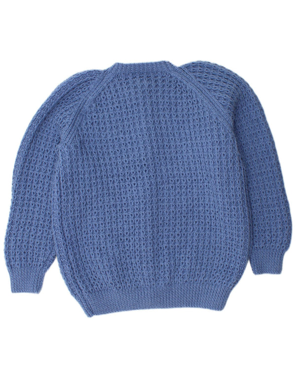 Женский свитер-кардиган VINTAGE UK 16, большой синий