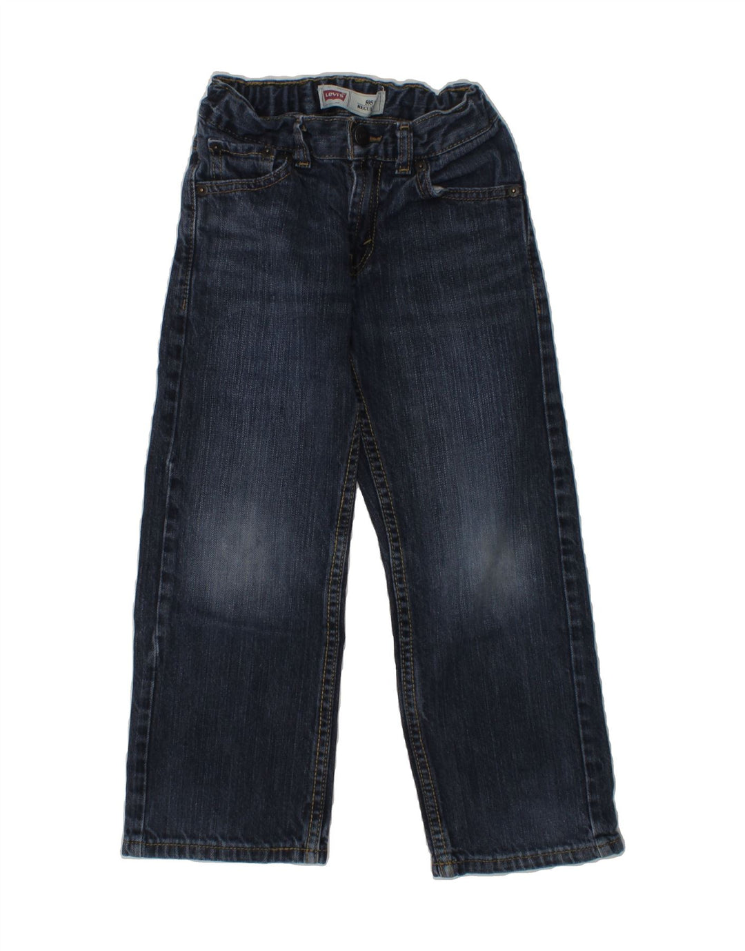 LEVI'S Boys 505 Regular Straight Jeans 5-6 Years W22 L19  Blue Cotton | Vintage Levi's | Thrift | Second-Hand Levi's | Used Clothing | Messina Hembry 