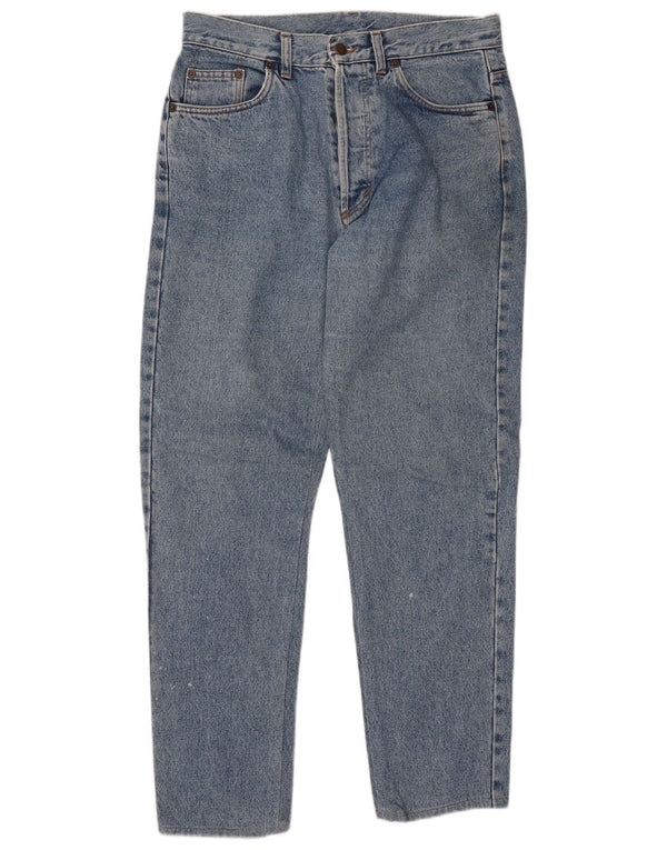 BENETTON Женские зауженные джинсы с высокой талией IT 48 XL W32 L30 Синий хлопок