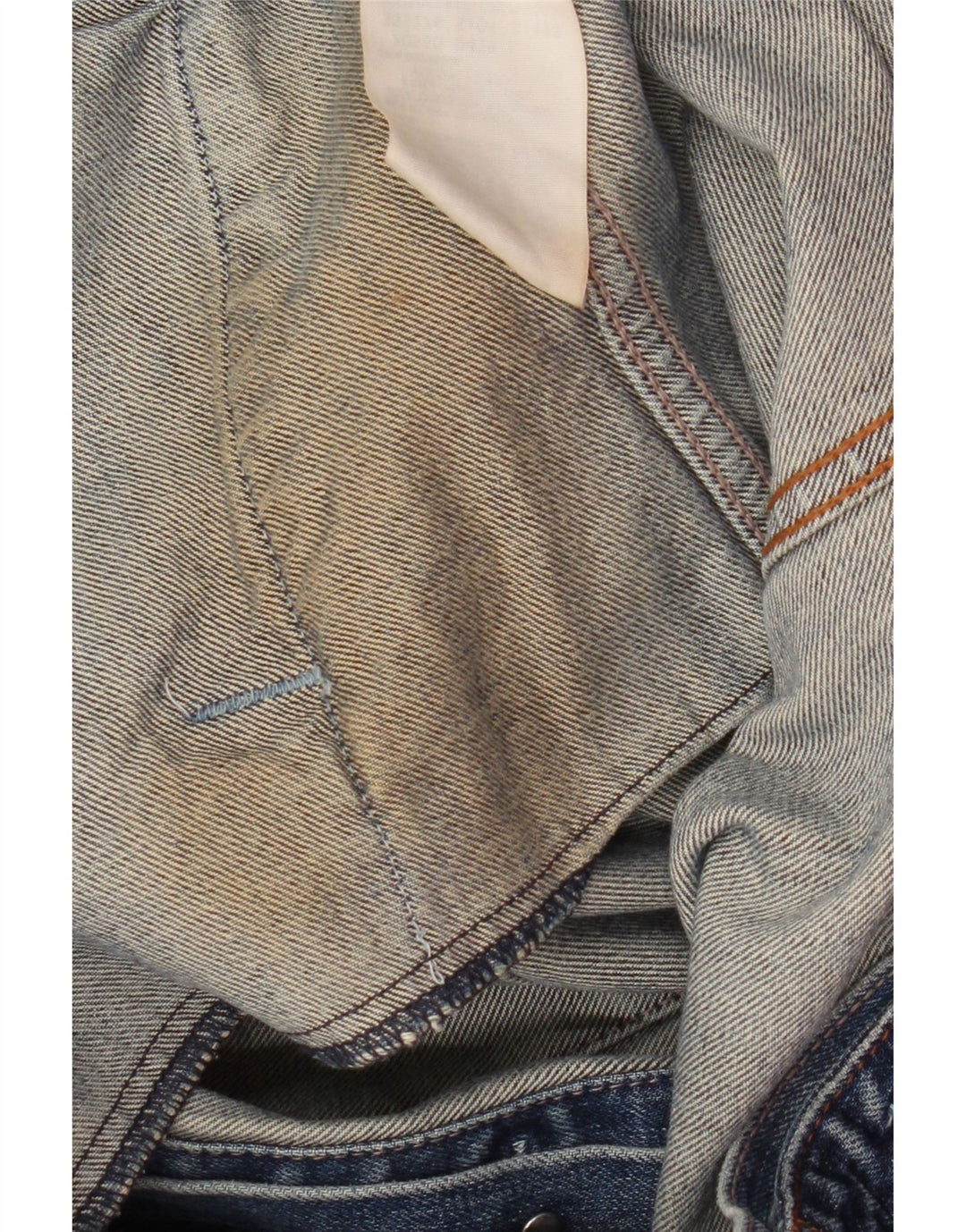 Мужская джинсовая куртка Levi's 70550 UK 40, большая синяя хлопковая ткань