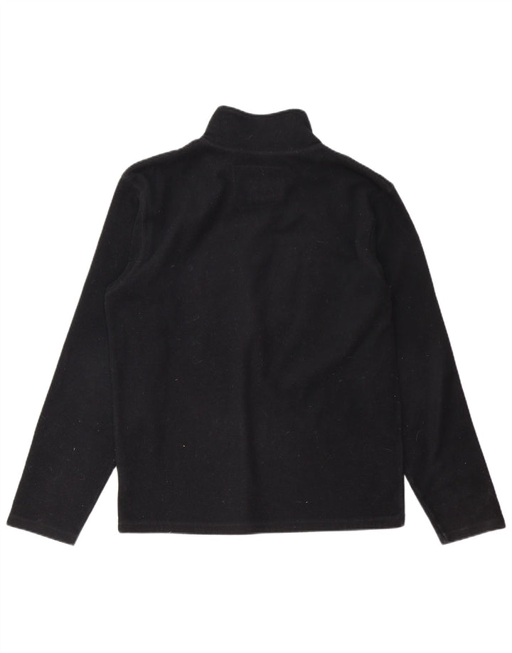 BILLABONG Мужской флисовый джемпер с рисунком на молнии, маленький черный, полиэстер