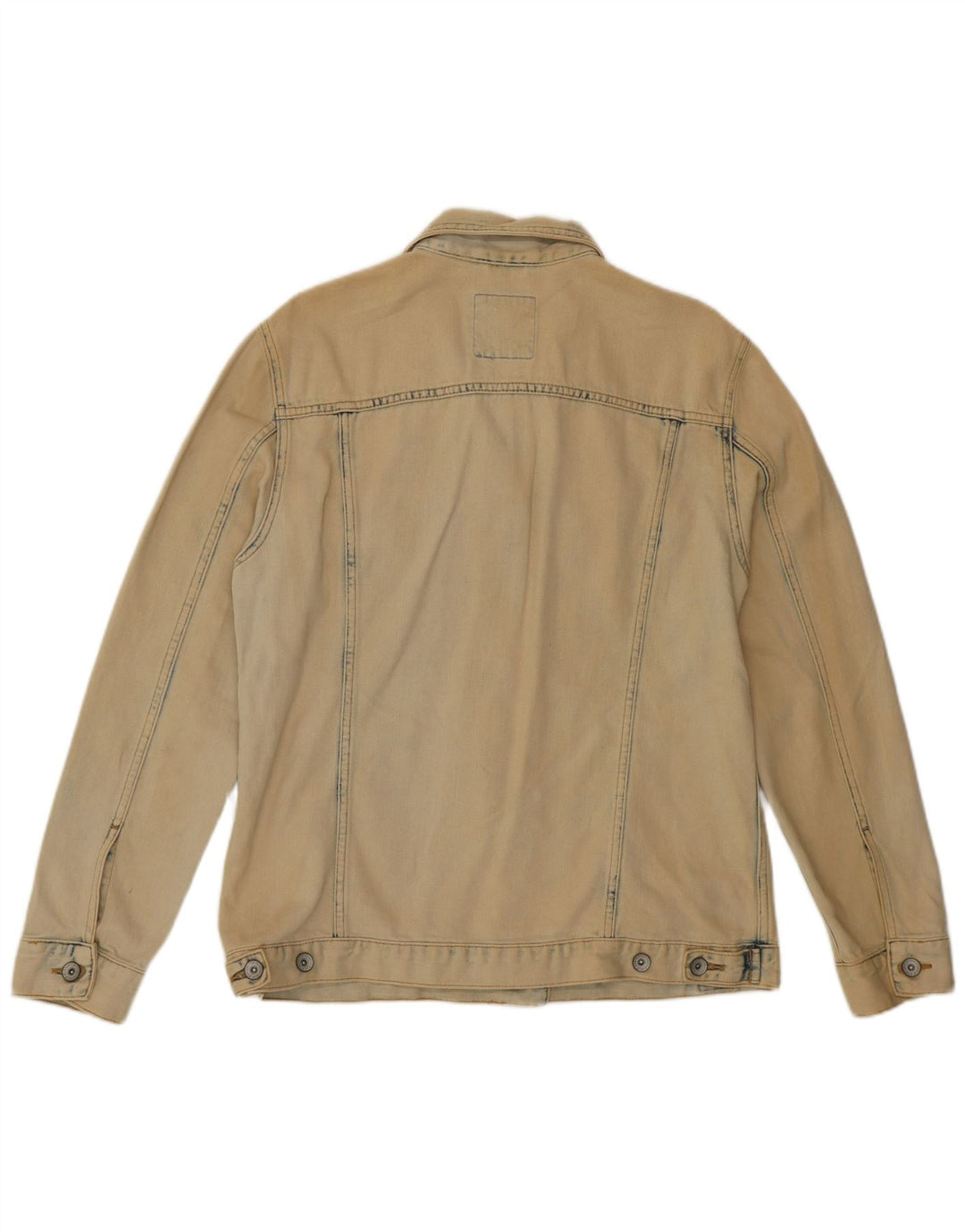 Женская джинсовая куртка SUPERDRY UK 10, маленькая, бежевый, хлопок