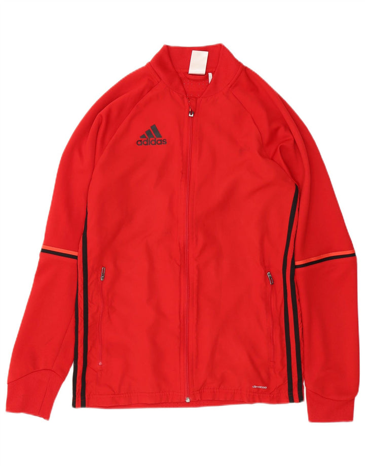 Мужской спортивный костюм Adidas Climacool, верхняя куртка, маленький красный полиэстер