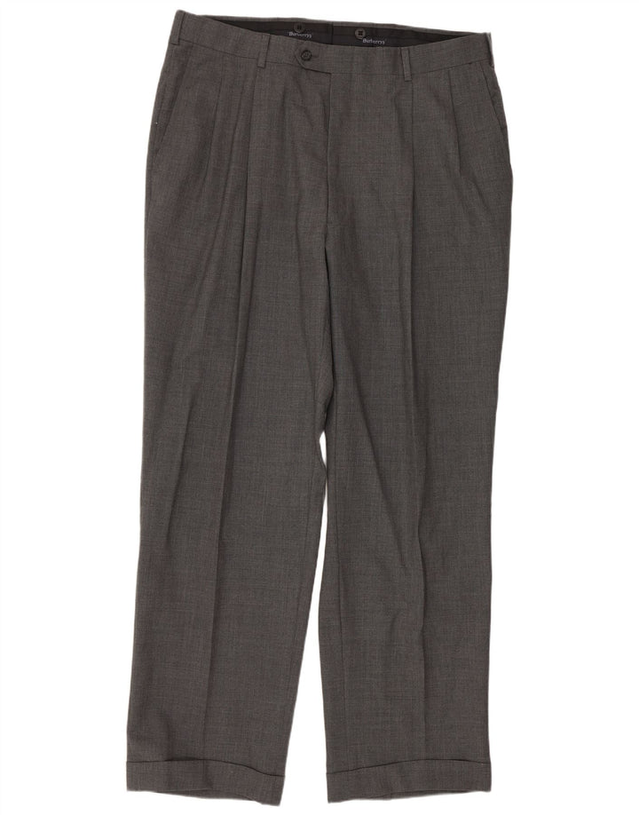 Мужские костюмные брюки Burberrys W36 L31 серые