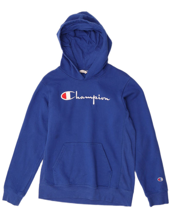 Женский джемпер с капюшоном Champion UK 18 XL, синий хлопок