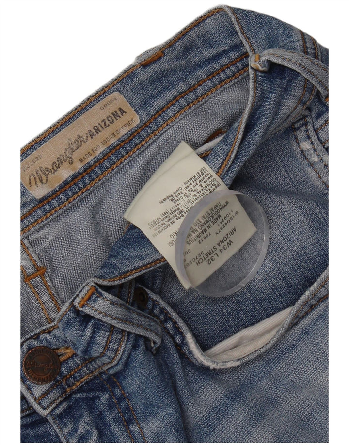 Мужские джинсовые шорты Wrangler W34, большие синие, хлопок