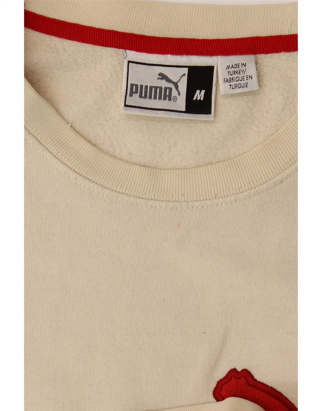 PUMA Мужской свитшот с рисунком, средний, белый