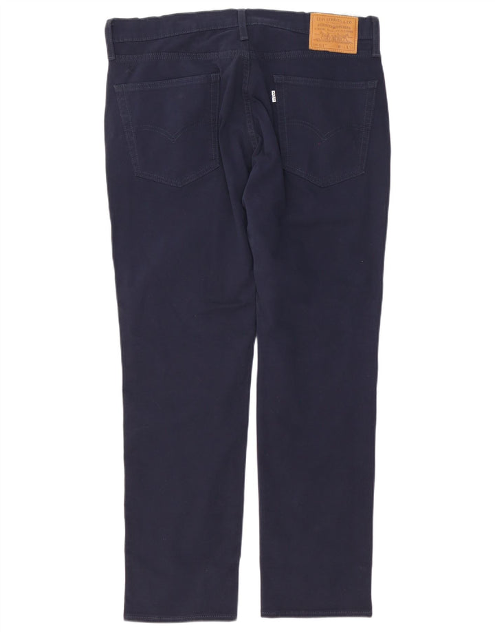 Мужские джинсы Levi's 511 Slim W36 L30 Темно-синие, хлопок