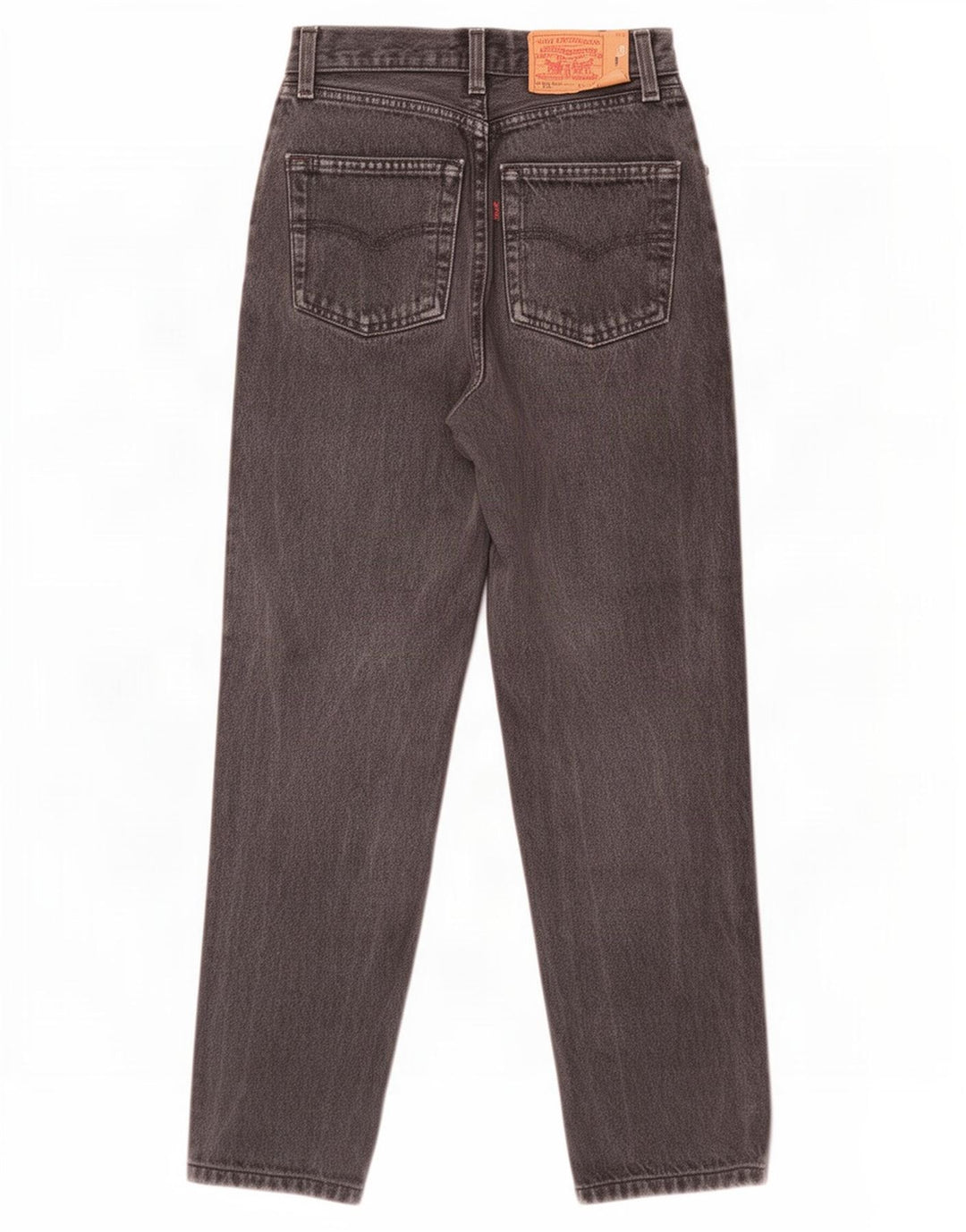 Женские потертые прямые джинсы Levi's 901 W28 L27, серый хлопок