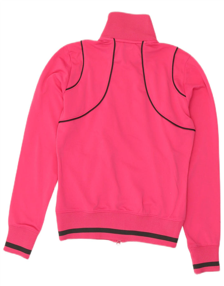 Женский спортивный костюм Nike Top Jacket UK 8/10, маленький розовый полиэстер с цветными блоками