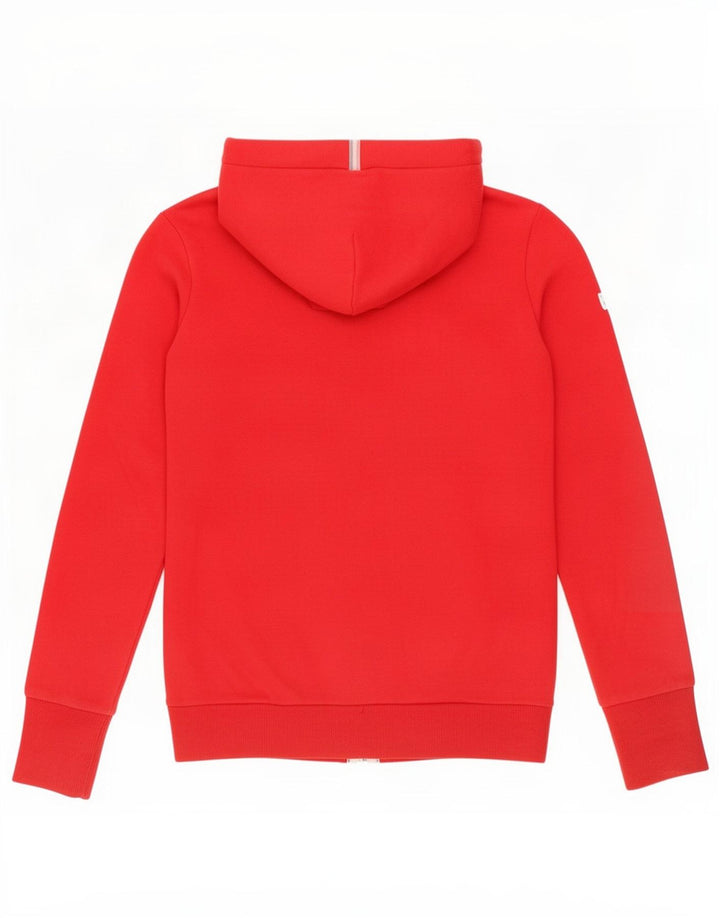 Женский свитер с капюшоном на молнии Superdry UK 10, маленький красный, полиэстер
