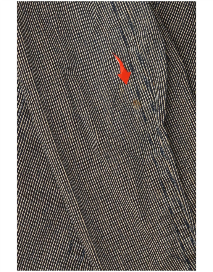 Женский пиджак на 2 пуговицах EDDIE BAUER UK 12, средний серый в тонкую полоску