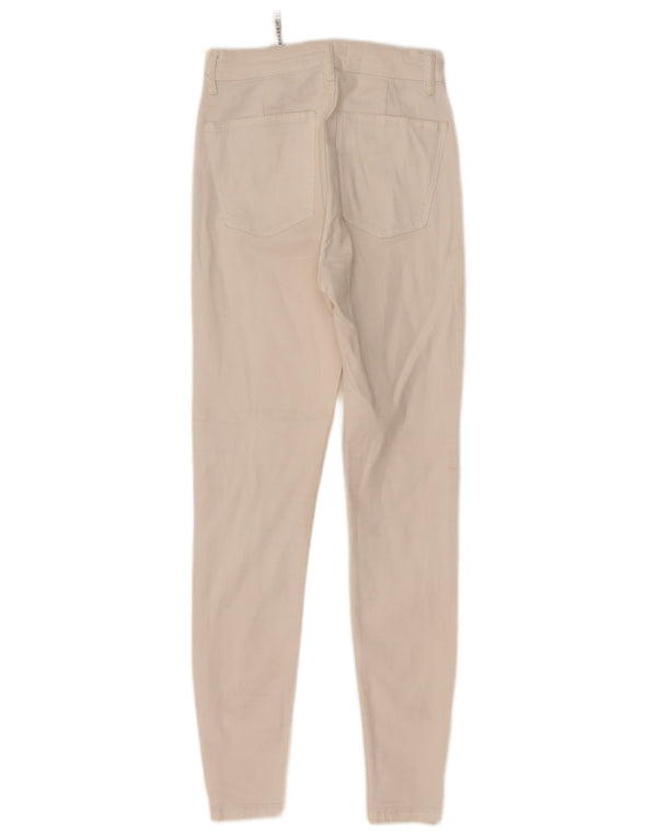 Женские джинсы скинни ZARA EU 36 XS W26 L27 Off White Cotton