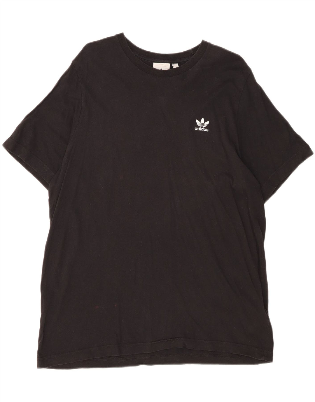ADIDAS Mens T-Shirt Top Large Black Cotton Vintage Adidas and Second-Hand Adidas from Messina Hembry 