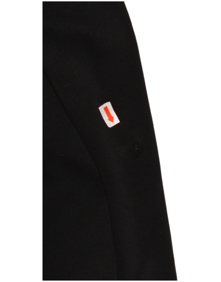 ВИНТАЖНОЕ Женское Пальто UK 14 Среднее Черное