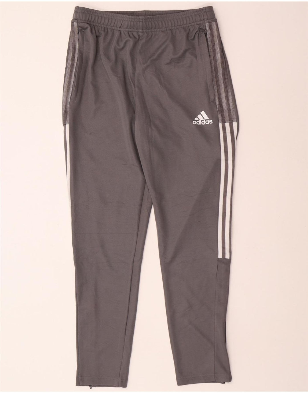Мужские спортивные брюки ADIDAS Aeroready среднего серого цвета