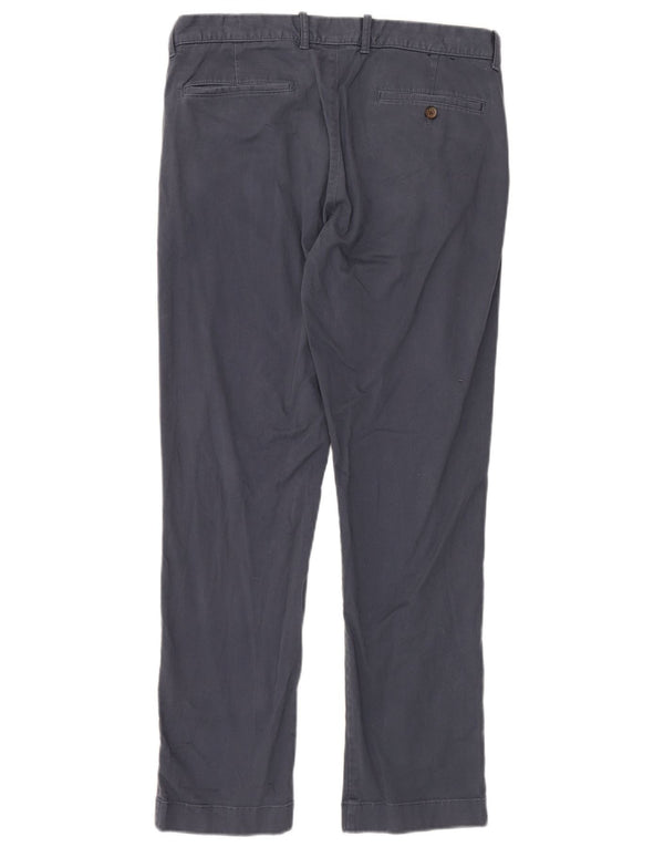 Мужские прямые брюки-чиносы J. CREW W33 L32, темно-синие, хлопковые