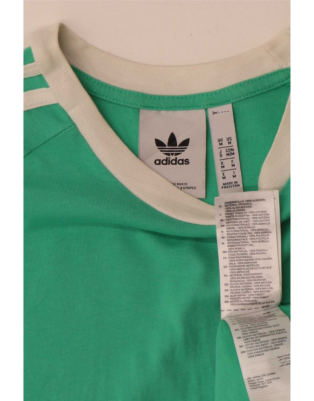 Мужская футболка Adidas Top Medium Green Cotton